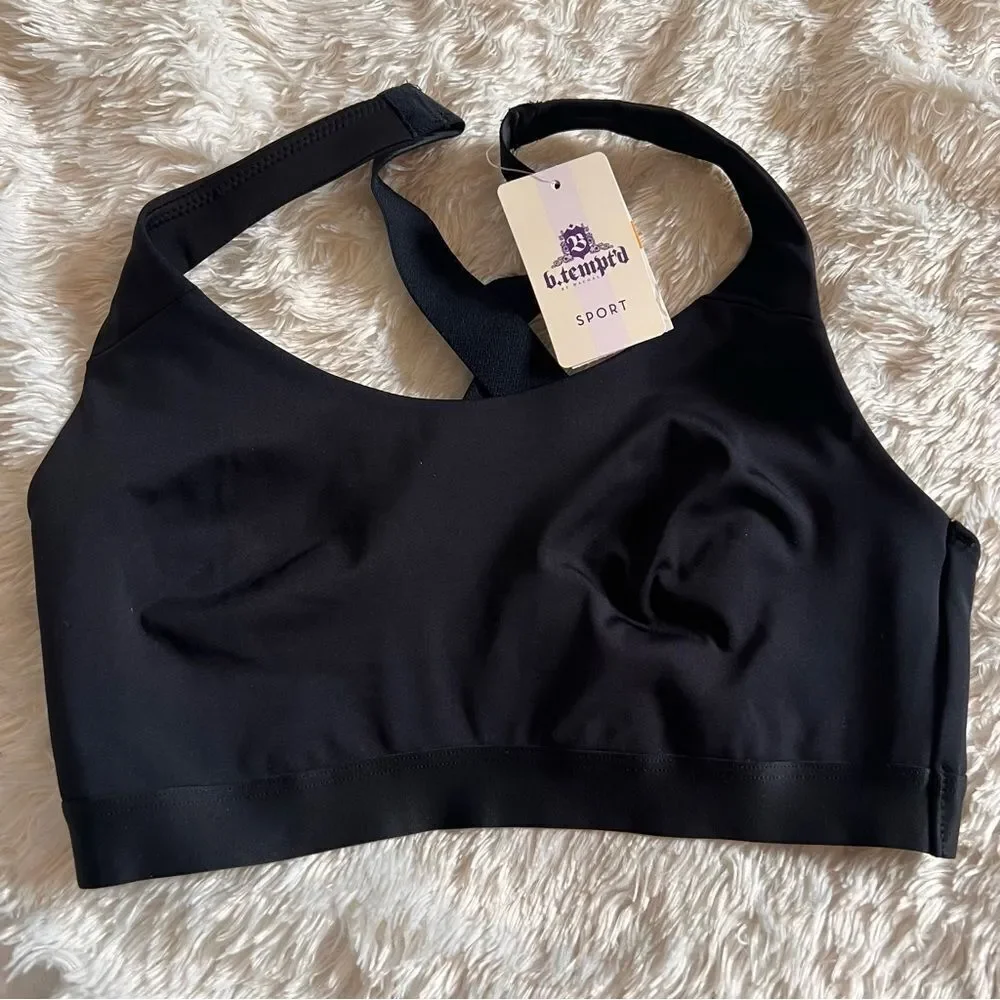 b.tempt'd b.active Sport Crop 910305 Black Small NEW